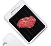 NK Tabla para Descongelar Alimentos + Tabla de Cortar (4 en 1) - Descongelar, Cortar, Rallar Especias y Afilador Cuchillos, Antiadherente y Antideslizante, 36.5 x 25 x 1cm (Lavavajillas) (Blanco)