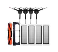 NKCVEZBW Cepillo Lateral Principal Compatible con la aspiradora Xiaomi Mi Robot 1/1S SDJQR01RR SDJQR02RR SDJQR03RR Roborock E3, S4, S50 S5(S5 Set 10 B)