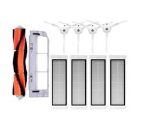NKCVEZBW Cepillo Lateral Principal Compatible con la aspiradora Xiaomi Mi Robot 1/1S SDJQR01RR SDJQR02RR SDJQR03RR Roborock E3, S4, S50 S5(S5 Set 10 W)