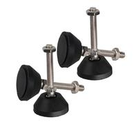 NKCVEZBW Compatible con 4 Uds. Almohadilla de pies niveladora deslizante ajustable for muebles diámetro 40MM 50MM 80MM Base nailon junta Universal roscada M8 M10 M12(D40xM8x50mm)