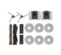 NKCVEZBW Compatible con BOT X50 Ultra: Accesorios for aspiradora, Cepillo Principal y Lateral de Doble Rodillo, Filtro, Trapo Bolsa for Polvo. Repuestos(Parts Pack 3)