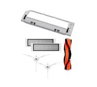 NKCVEZBW Compatible con cepillo principal, filtro HEPA, toallitas laterales y juego de fundas para Xiaomi Mi Robot Vacuum Cleaner 2 S50 S51 (gris claro)