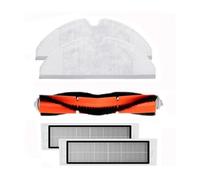 NKCVEZBW Compatible con cepillo principal, filtro HEPA, toallitas laterales y juego de fundas para Xiaomi Mi Robot Vacuum Cleaner 2 S50 S51 (amarillo claro)