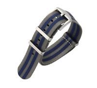NKCVEZBW Compatible con correa de reloj de nailon balístico con hebilla pesada de 18 mm, 20 mm y 22 mm. Compatible con hombres y mujeres.(Gray blue,20mm)