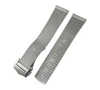 NKCVEZBW Compatible con correa de reloj de titanio de 20 mm. Compatible con Omega SEAMASTER 8806 Diver 300M 210.30. Cierre plegable. Correa de reloj de acero inoxidable. 60.º aniversario.(20mm)