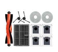 NKCVEZBW Compatible con los Accesorios for aspiradoras Robot L40 Ultra/X40 Pro: Bolsa for mopa, Cepillo Principal, Filtro HEPA Lateral de Repuesto(Dark Grey)
