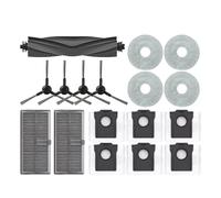 NKCVEZBW Compatible con Mova E30 Ultra/Trouver E30 Ultra, Accesorios de Repuesto for aspiradora, Filtro de Cepillo Lateral Principal, Bolsa for fregona(Navy Blue)