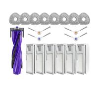 NKCVEZBW Compatible con Narwal Freo X Ultra, Narwal J4/Lite, Piezas, Accesorios, Rodillo, Cepillo Lateral, Cubierta, Bolsa for Polvo, Filtro.(Lavender)