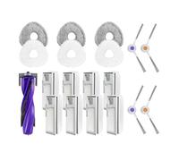 NKCVEZBW Compatible con Narwal Freo X Ultra, Narwal J4/Lite, Piezas, Accesorios, Rodillo, Cepillo Lateral, Cubierta, Bolsa for Polvo, Filtro.(Light Yellow)