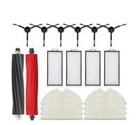 NKCVEZBW Compatible con Q8 MAX, Plus, +, Q5 Pro y Piezas de Repuesto Accesorios. Cepillo Lateral Principal. Filtro HEPA(20pcs-2)