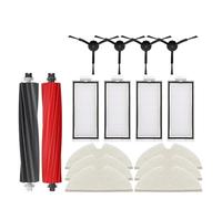 NKCVEZBW Compatible con Q8 MAX, Plus, +, Q5 Pro y Piezas de Repuesto Accesorios. Cepillo Lateral Principal. Filtro HEPA(16pcs-1)