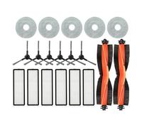 NKCVEZBW Compatible con Robot Aspirador Xiaomi S20 + / S10 Plus B108GL B105 B108CN B113CN, Filtro de Piezas vacío, Cepillo Lateral Principal, Almohadillas fregona