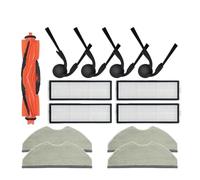 NKCVEZBW Compatible con Rodillo Principal, Cepillo Lateral, Filtro HEPA, paño de fregona, Compatible Xiaomi Robot Vacuum S40 OV81, Piezas y Accesorios(004)