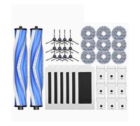 NKCVEZBW Compatible con T30 Pro Omni/MAX YEEDI M12 +. Accesorios: Cepillo Lateral Principal, Filtro, Bolsa de Repuesto for la mopa(Sky Blue)