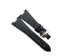 NKCVEZBW Compatible con Tissot 1853 PRX Series Correa T137.407 .410 Pulsera de hombre extremo convexo(Black butterfly)