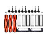 NKCVEZBW Compatible con Xiaomi Mi Robot 1/1S SDJQR01RR SDJQR02RR SDJQR03RR E3, S4, MAX, S5. Incluye cepillos Laterales, filtros y Piezas de Repuesto for aspiradora(Purple)