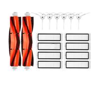 NKCVEZBW Compatible con Xiaomi Mi Robot 1/1S SDJQR01RR SDJQR02RR SDJQR03RR E3, S4, MAX, S5. Incluye cepillos Laterales, filtros y Piezas de Repuesto for aspiradora(Blue)