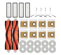 NKCVEZBW Compatible con Xiaomi Robot Aspirador X20+ X10+ Plus, repuestos, Cepillo Lateral Principal, Filtro HEPA, mopa, Bolsa for Polvo.(28PCS Set H)