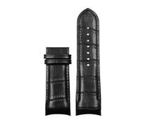 NKCVEZBW Correa de cuero compatible con Tissot Couturier T035 T035627 T035407 T035617 1853. Cierre mariposa for hombre, 22, 23 y 24 mm(Black-no buckle,22mm)