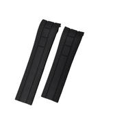 NKCVEZBW Correa de Reloj de Silicona con Extremo Curvo Compatible con Mido M005 Series M005.614/430 Helmsman Tissot T035 Citizen Sky Eagle Correa de 22 mm y 23 mm(Black-no Buckle,23mm)