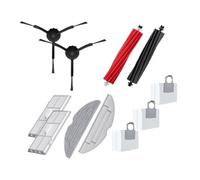 NKCVEZBW Filtro de Cepillo Rodillo, Lateral, Bolsa for Polvo Compatible con aspiradoras S8 Pro Ultra y +. Accesorios repuestos(S8 3arms Pack 3)