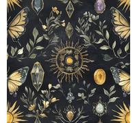 NKDYVB 45cm x 600cm Hongo sol brillante Papel pintado autoadhesivo desprendible Mariposa de dibujos animados Papel de contacto autoadhesivo para la decoración del salón y el dormitorio