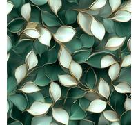 NKDYVB Acuarela Boho Floral Papel pintado autoadhesivo despegable y pegable Hoja floral verde Papel de contacto para decorar la pared del dormitorio 45cm x 1000cm