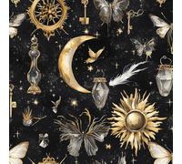 NKDYVB Hongo sol brillante Papel pintado autoadhesivo despegable y pegable Mariposa de dibujos animados Papel de contacto para decorar la pared del dormitorio 45cm x 300cm