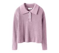 Nkfnia LS Loose Polo Knit Lnoos