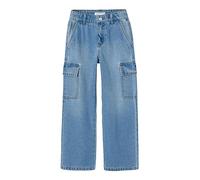 NKFROSE HW Wide Cargo Jeans 6190-BS Noos, Cuerpo de Manga Larga,