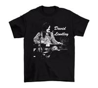 NKFTYTIUU David Lindley Signature Heavy Cotton Full Size Unisex ShirtBlackXXL