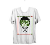 NKFTYTIUU !! Estación México Manu Chao Mano Negra t Shirt Estacion Mexico ClandestinoWhiteL