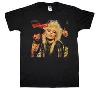 NKFTYTIUU Hanoi Rocks Two STE from The Move 1984 T SHIRTBlackXL