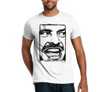 NKFTYTIUU Here's Johnny T Shirt The Shining Halloween ychological Horror Stephen KingWhiteXXL