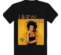NKFTYTIUU Lauryn Hill T Shirt Cotton Unisex All Size TeeBlackS