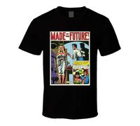 NKFTYTIUU Made of The Future Weird Science Fan Merch T ShirtBlackL