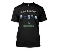 NKFTYTIUU NWT Good Charl0tte The Unisex Tees American Music Graphic People T ShirtBlackXXL