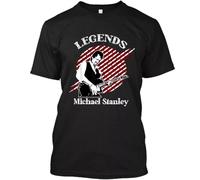 NKFTYTIUU NWT Michael American Legends Singer Musician Guitarist T ShirtBlack3XL