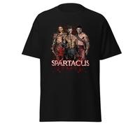 NKFTYTIUU Quality Spartacus Shirt Perfect for Fans of The TV SeriesBlackL