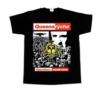 NKFTYTIUU Queensryche Operation MINDCRIME 88 T SHIRTBlackM