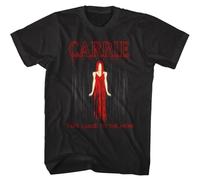 NKFTYTIUU Take Carrie to Prom Men's T Shirt Drip Possessed Horror Movie Film Stephen KingBlackXL