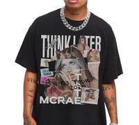 NKFTYTIUU Tate McRae The Think Later World Tour 2024 Tour Shirt Tate McRae Fan T ShirtBlackL