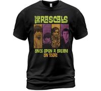 NKFTYTIUU Unisex Cotton T Shirt The Rascals Once Upon A Dream On Tour 2013 ConcertBlack3XL