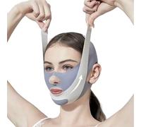 NKGWQ1~2 Piezas de grafeno reafirmante y Lifting para Pliegues nasolabiales, mascarilla para Dormir, Vendaje en Forma de V, antiflacidez, Lifting Facial Completo, Adecuado para Mujeres para tensar la