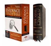 NKJV Evidence Study Bible: Black Recycled Cowhide Leather Bible in a Presentation Box