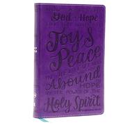 NKJV, Holy Bible for Kids, Verse Art Cover Collection, Leathersoft, Purple, Comfort Print: Holy Bible, New King James Version
