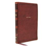 NKJV Holy Bible, Giant Print Thinline Bible, Brown Leathersoft, Red Letter, Comfort Print: New King James Version: Holy Bible, New King James Version