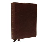 NKJV, Journal the Word Bible, Bonded Leather, Brown, Red Letter, Comfort Print: Reflect, Journal, or Create Art Next to Your Favorite Verses