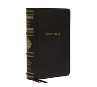 NKJV Large Print Reference Bible, Black Leathersoft, Red Letter, Comfort Print (Sovereign Collection): Holy Bible, New King James Version