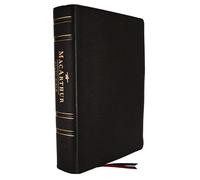 NKJV, MacArthur Study Bible, 2nd Edition, Genuine Leather, Black, Comfort Print: Unleashing God's Truth One Verse at a Time